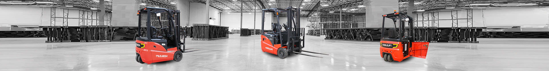 3-wheel electric forklifts
