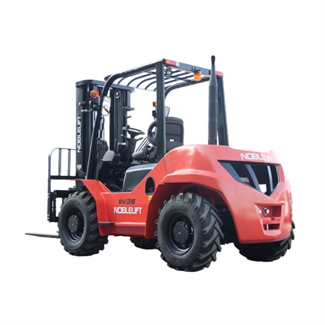 4WD diesel rough terrain forklift 3,5 T - load centre distance 500 mm