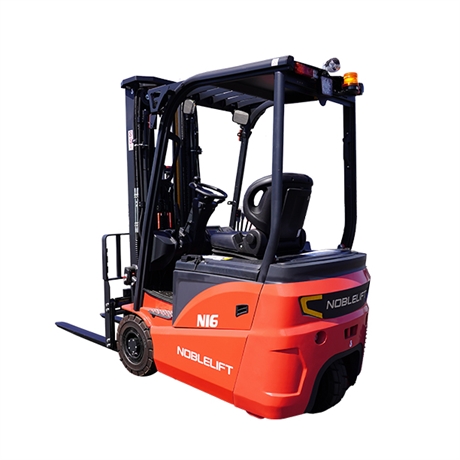 Three-wheels double drive electric forklilt 1,6 T - load centre distance 500 mm