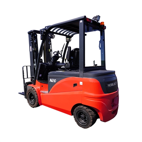 Four-wheels heavy duty electric forklift 2 T  - low centre distance 500 mm