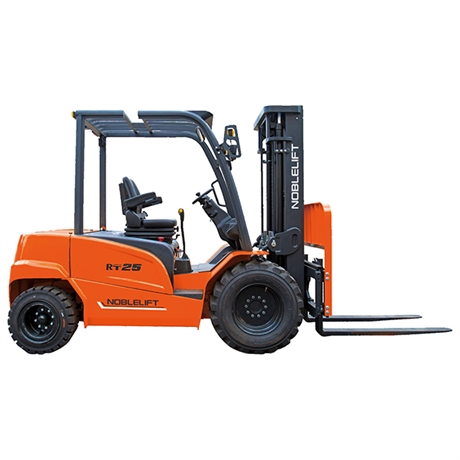 Electric rough terrain forklift 2,5 T - load centre distance 500 mm