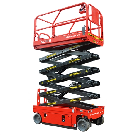 Scissor lift 10 m hydraulic aerial work plateform