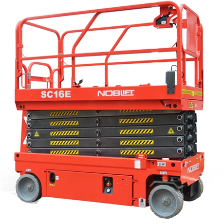 Scissor lift 16 m electric aerial work plateform