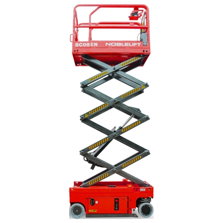 Scissor lift 8 m narrow electric aerial work plateform