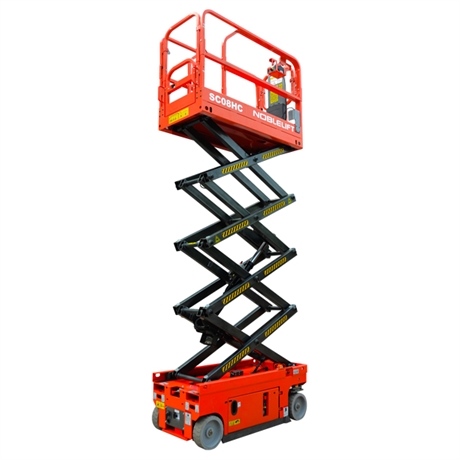 Scissor lift 8 m compact hydraulic work plateform