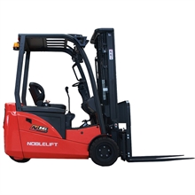 3-wheel lithium electric forklift - dual AC drive and 76.8 V battery - 1.6 T - 