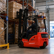 3-wheel lithium electric forklift - dual AC drive and 76.8 V battery - 1.8 T - 