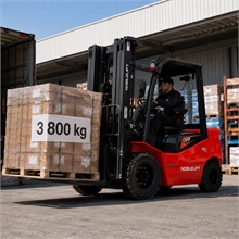 4-wheel lithium electric forklift - AC induction motor and 80 V battery - 3.8 T - 