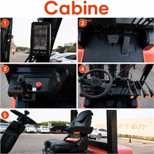 Chariot élévateur électrique lithium 4 roues - batterie LiFePO₄ 80 V à recharge rapide - 2 T - 