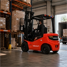 Chariot élévateur électrique lithium 4 roues - batterie LiFePO₄ 80 V à recharge rapide - 2 T - 